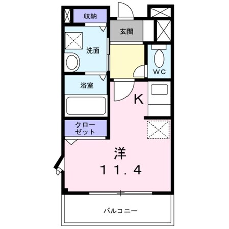 ラフィネ・ロジュマンの物件間取画像